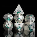 Metal DND Dice Set, Dungeons and Dragon TTRPG Role Playing Table Games by HNCCESG