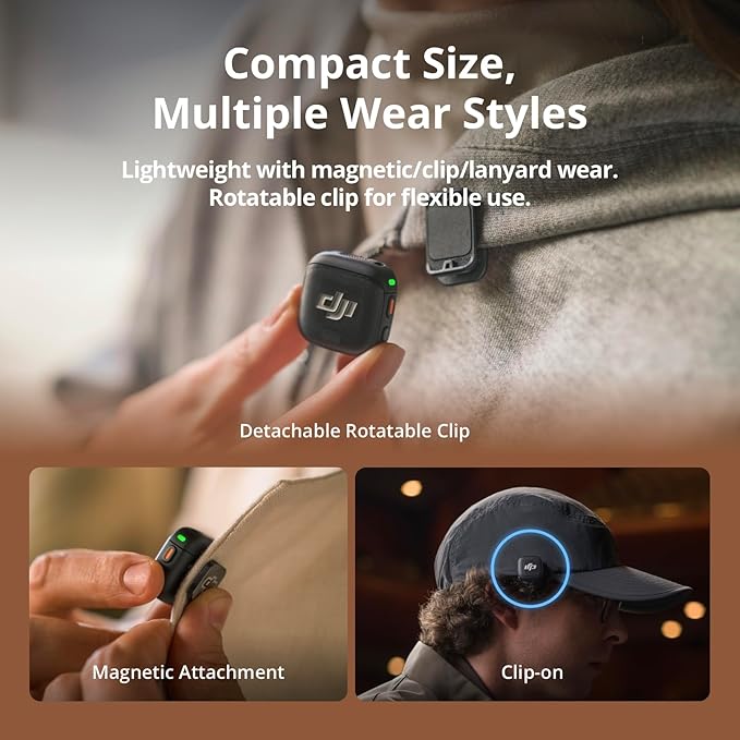 DJI Mic 3 Transmitter, Wireless Mini Microphone - Image 4