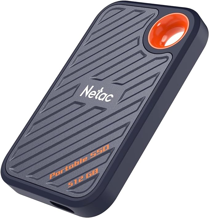 Netac 512GB Extreme Portable SSD External Solid State Drives Up to 2000MB/s by Netac
