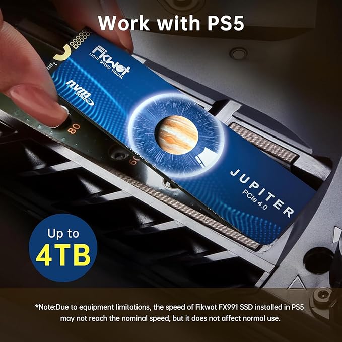 FX991 M.2 SSD 1TB NVMe SSD M2 2280 PCIe Gen 4x4, Read Up to 7100MB/s, Internal - Image 5
