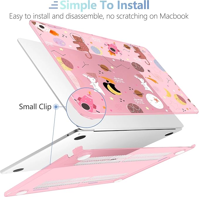 MEEgoodo for M4/M3/M2 MacBook Air 15.3 inch Case 2025 2024 2023, Case Fit Model - Image 5