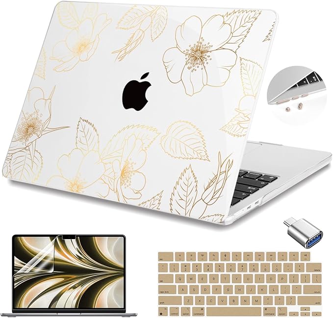 Teryeefi for MacBook Air 13.6 inch Case M4 M3 M2 2022 2023 2024 2025 Model by Teryeefi