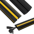 Floor Cord Cover 6.5Ft Heavy Duty PVC Floor Cable Protector Electric Cord Hider by Kikerike