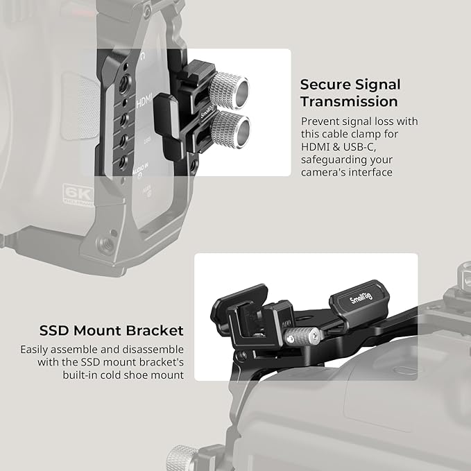 SmallRig Camera Cage Basic Kit for Blackmagic Design Cinema Camera 6K, Full - Image 6