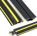 10 ft Cord Covers for Wires on Floor, Heavy Duty PVC Duct Floor Cord Cover by TFMUZERT