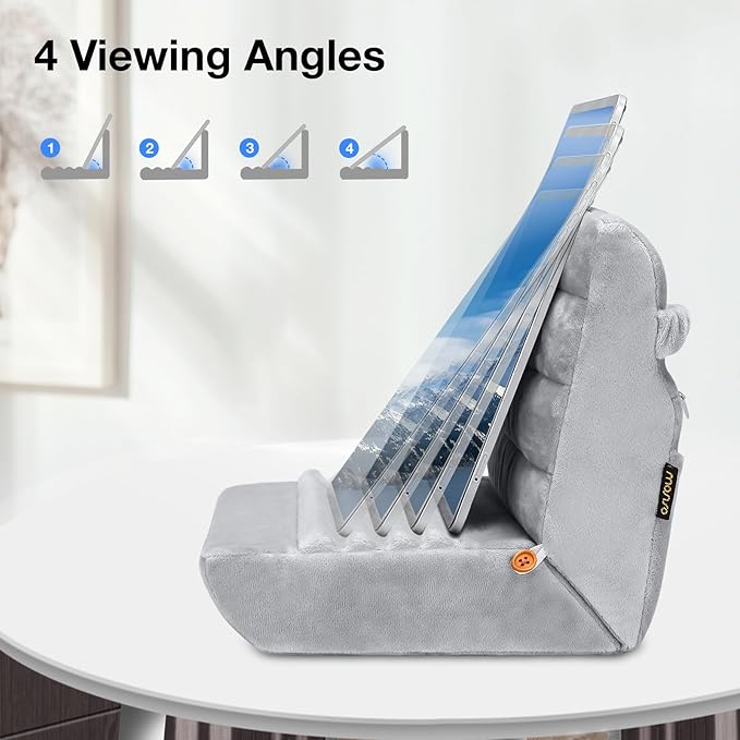 MOSISO Tablet Pillow Stand, Soft Tablet Holder - Image 4
