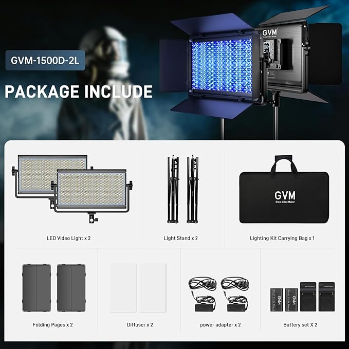 GVM 1500D RGB LED Video Light - Image 7