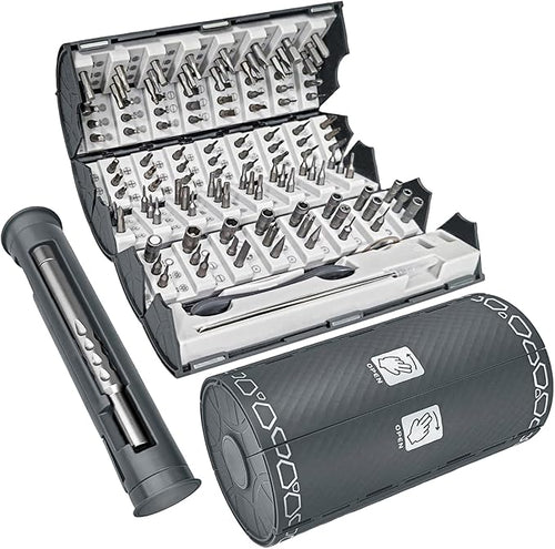 128 in 1 Precision Screwdriver Set, Precision Bit Set, Professional Magnetic by MOUCHOT