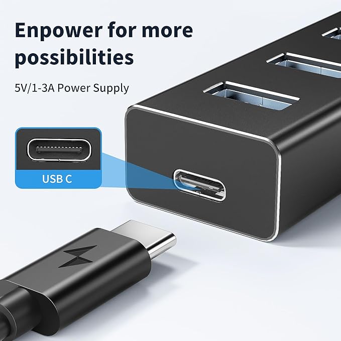 atolla Aluminum 7-Port USB 3.0 Hub - Image 5