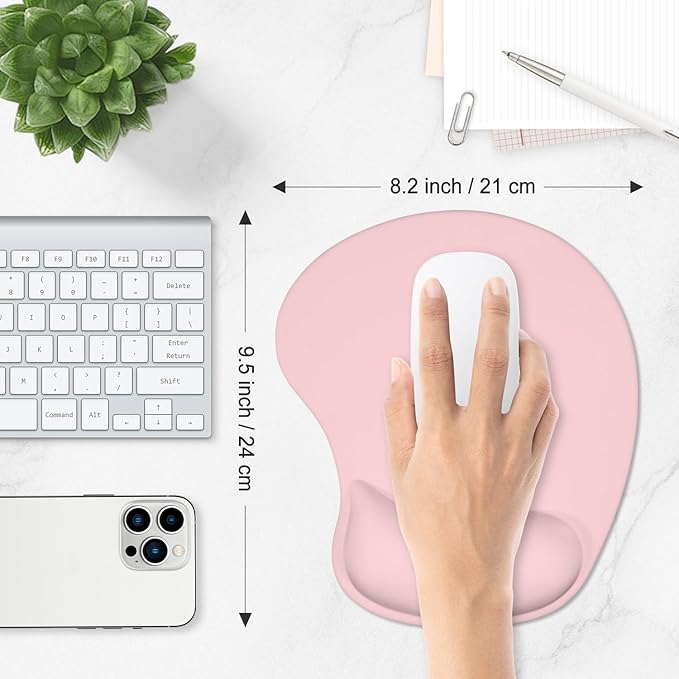ITNRSIIET Ergonomic Mouse Pad, Cushioned Gel Wrist Rest, Non-Slip Base - Image 6