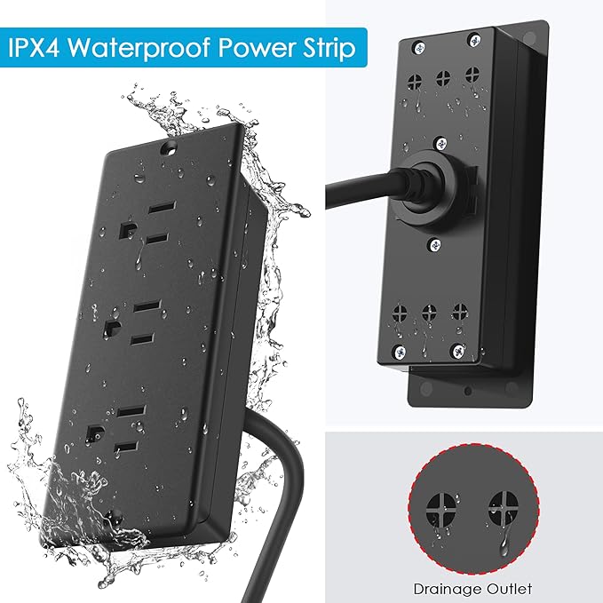 Conference Recessed Power Strip Waterproof, Table Power Outlet, Furniture Flush - Image 3