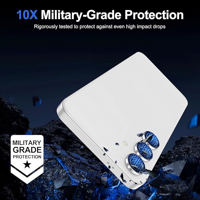 for Samsung Galaxy S25 Plus Camera Lens Protector, Individual Metal Ring - Image 5