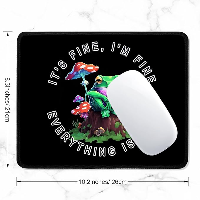 ITNRSIIET Mouse Pad with Stitched Edge Premium Textured Smooth Precise - Image 2