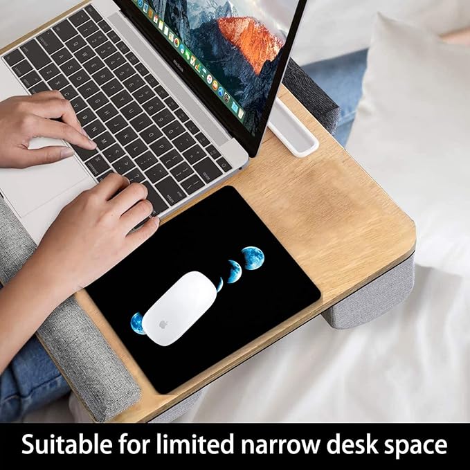 Starry Moon Mouse Pad Personalized Moon Phase Design Computer Laptop Non-Slip - Image 6