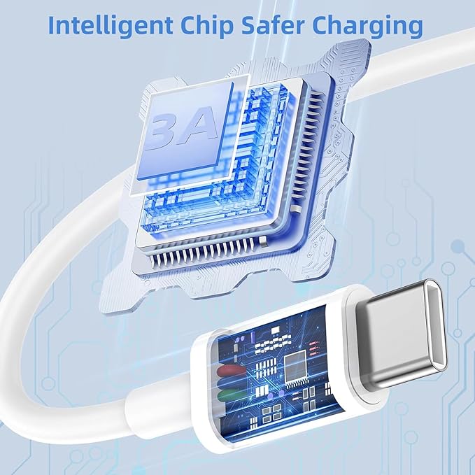 iPhone 15 16 Charger Fast Charging, Extra Long 10FT USB C to USB C Cable 20W - Image 5