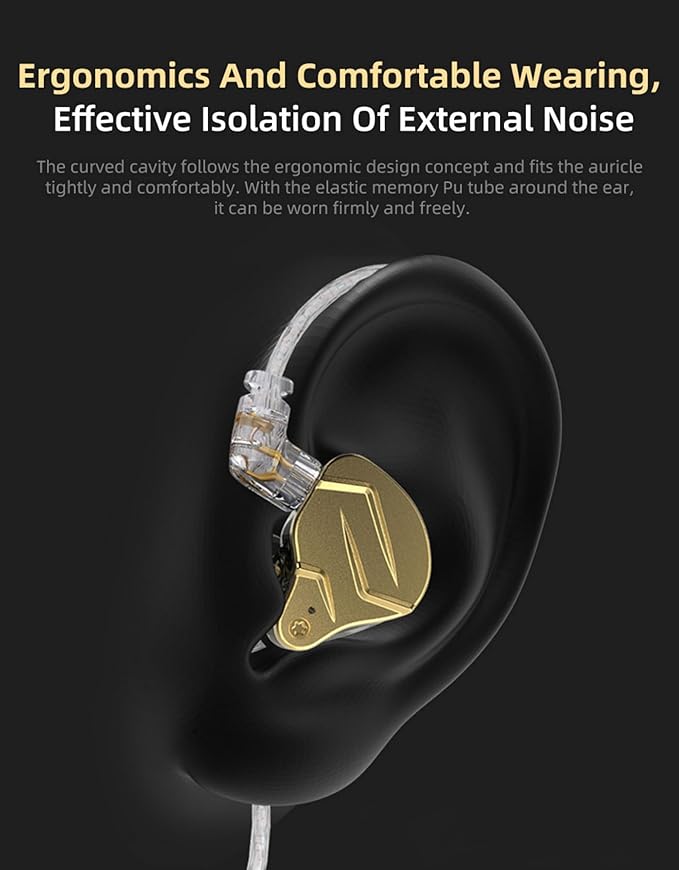 KZ ZSN PRO X Gaming Earbuds in Ear Monitor Headphones, High Fidelity IEMS - Image 7