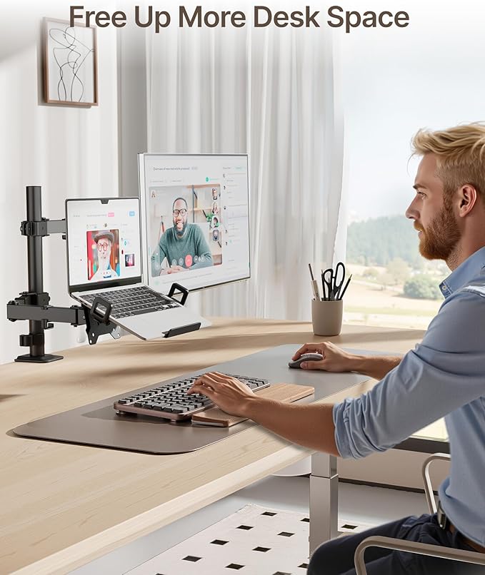 monTEK Monitor Mount and Laptop Stand - Image 8