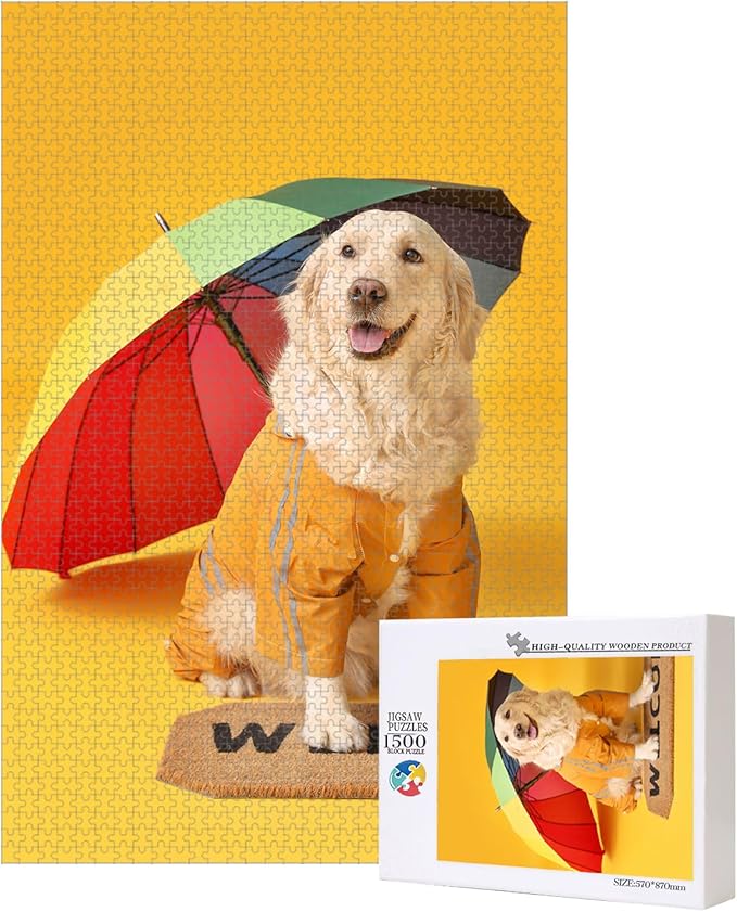 Custom Puzzle 120/200/300/500/1000/1500 Pieces, Personalized Puzzle from Your by Mougins