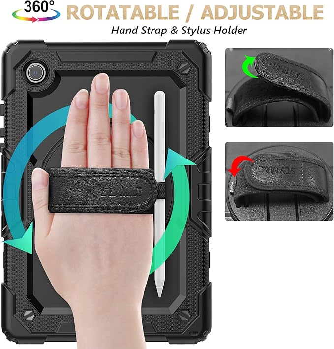 SEYMAC stock Case for Samsung Galaxy Tab A8 10.5'', Full-Body Drop Protection - Image 4
