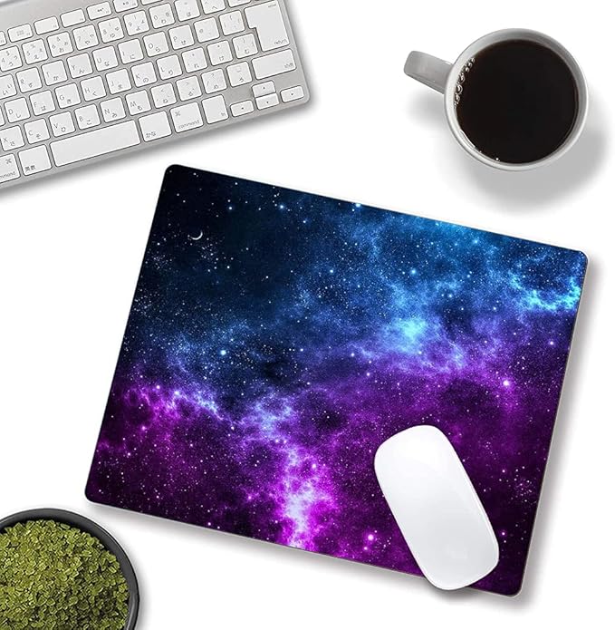 Galaxy with Lots of Star Mouse Pad, Cosmic Nebula Mouse Pad Custom Design - Image 4