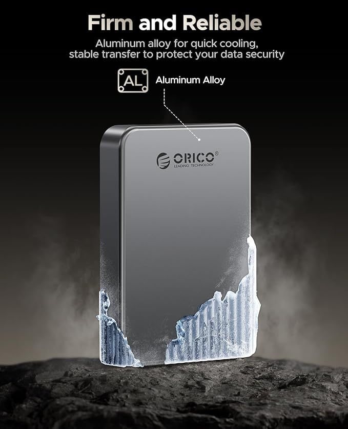 ORICO 512GB Magnetic Portable SSD, Metal Body, 4K 120 fps ProRes HDR Record and - Image 6
