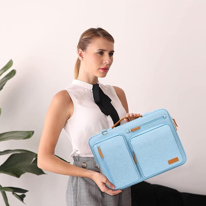 MOSISO 360 Protective Laptop Shoulder Bag, 13-13.3 inch Computer Bag Compatible - Image 5