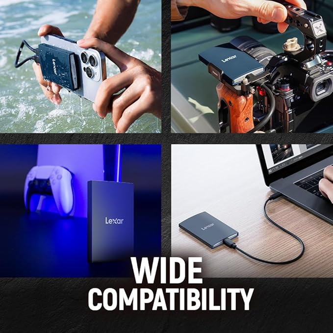 Lexar 2TB Armor 700 Portable SSD, USB 3.2 Gen 2x2, IP66 Water & Dust Resistance - Image 6