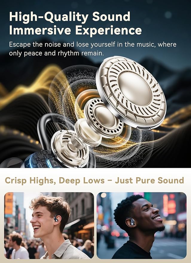 Wireless Earbuds, ANC Noise Cancelling Sport Ear Buds - Image 6