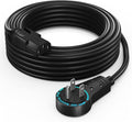 Maximm Monitor Computer Power Cord 15 Ft Flat Plug 360° Rotating PC Cable 3 by MaximmCable