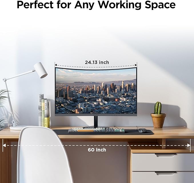 KOORUI 27 Inch Curved Monitor FHD 1080P Display, 75Hz PC Screen, Computer - Image 7