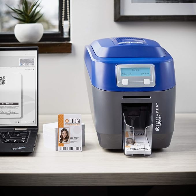 ID Maker Card Edge 2 Sided Printer Machine & Supply Kit - Image 5