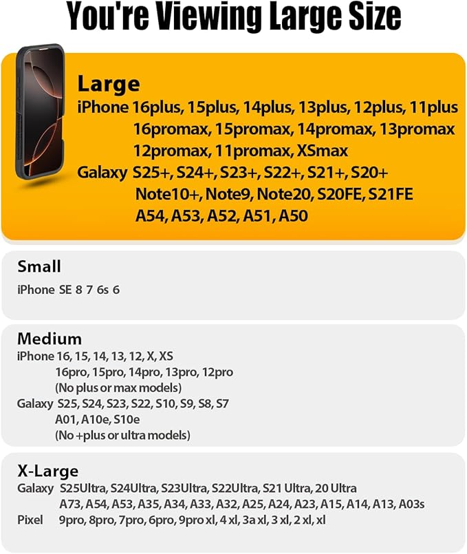 PiTau Holster for iPhone Pro Max & Plus 16, Xs Max, Cell Phone Case - Image 5