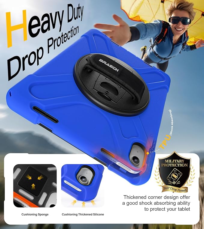 BRAECN for iPad 11th/10th Generation case 11/10.9 inch 2025/2022 Heavy Duty - Image 4
