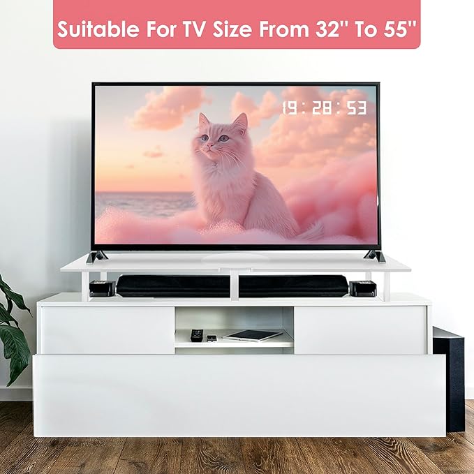 Dual-Monitor-Riser-Stand-For-Desk, Large Monitor Stand Riser - Image 6