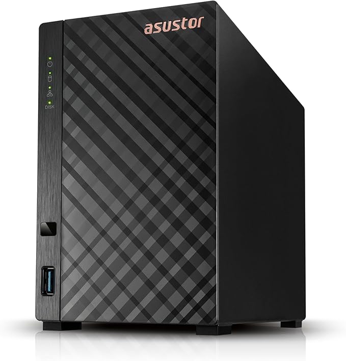 Asustor Drivestor 2 Lite AS1102TL, 2 Bay NAS, 1.7GHz Quad Core, 1GbE Port by Asustor