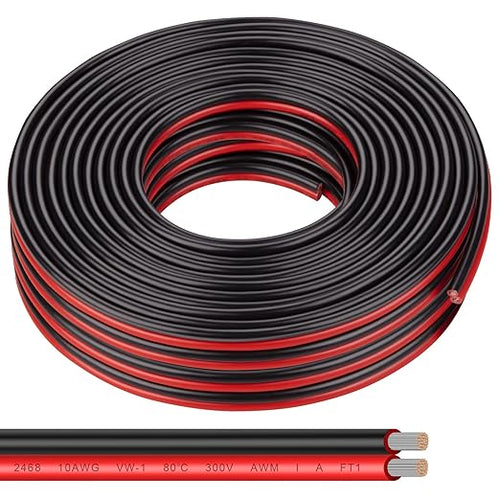 10 Gauge Wire 50FT Tinned Copper Wire by Shirbly