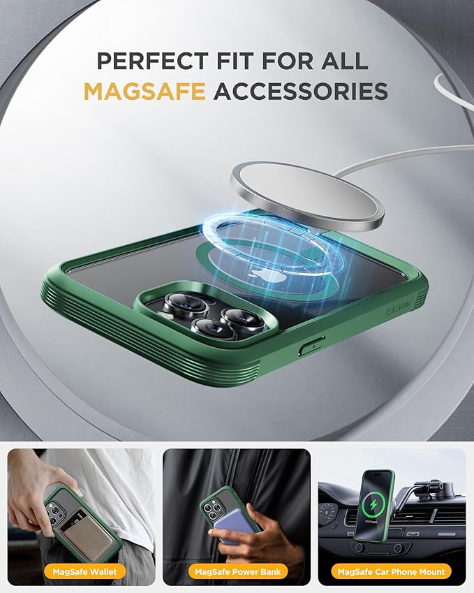 Miracase Magnetic for iPhone 15 Pro Max Case 6.7'' Full-Body Phone case - Image 2