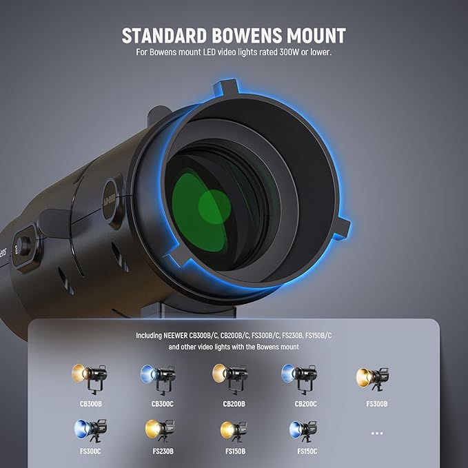 NEEWER LS-300 Spotlight Optical Snoot - Image 3