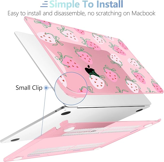 MEEgoodo for M4/M3/M2 MacBook Air 15.3 inch Case 2025 2024 2023, Case Fit Model - Image 5
