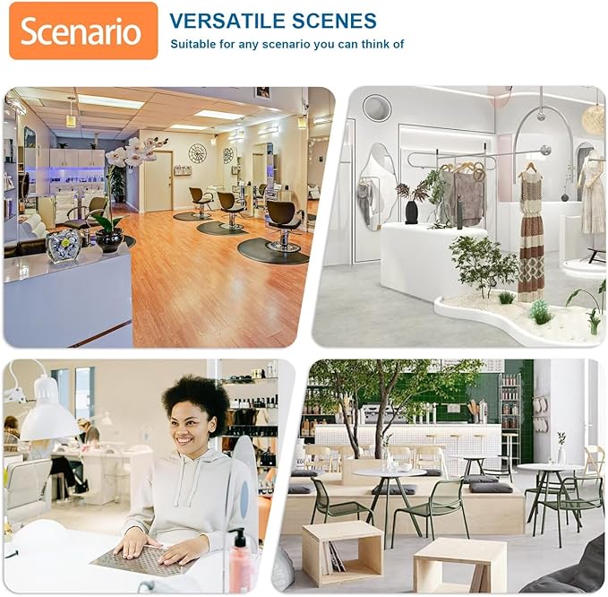 Reception Desk with Counter Modern Checkout Counter with Lockable Drawer - Image 7