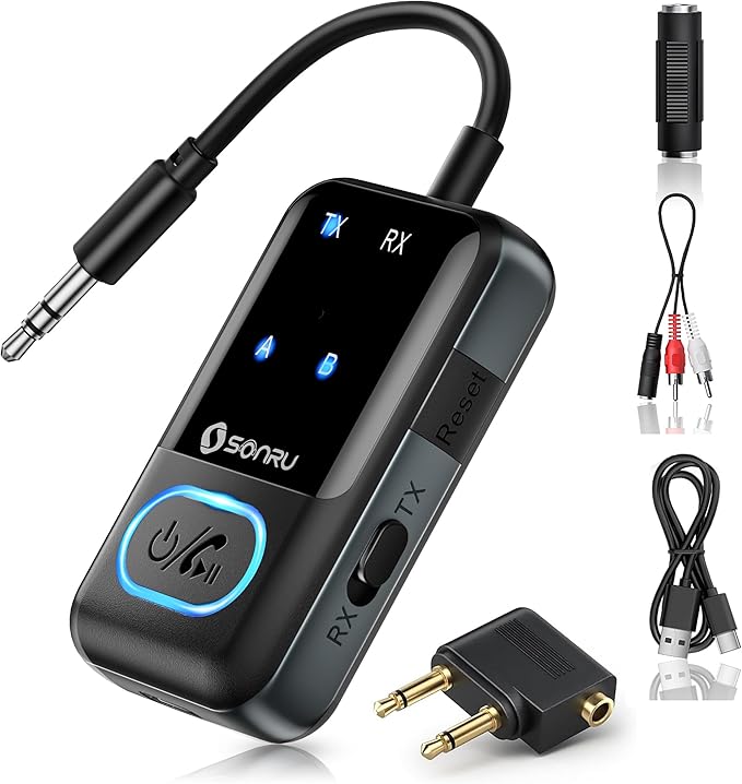 SONRU Bluetooth 5.3 Transmitter Adapter by SONRU