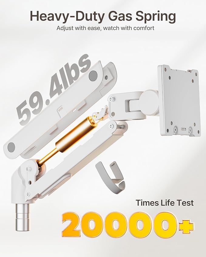 monTEK 17-57 Inch Dual Ultrawide Monitor Arm - Image 4
