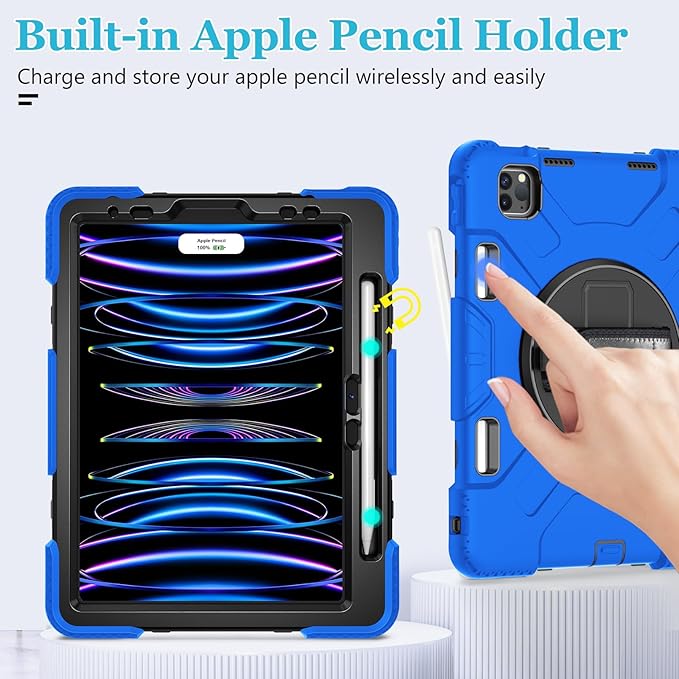 Case for iPad Pro 11 Inch 2022/2021/ 2020/2018: Silicone Cover for iPad 11 Inch - Image 8