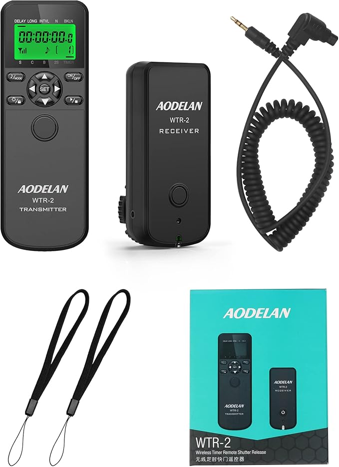 Camera Wireless Remote Shutter Release, Long Exposure Timelapse Remote Control - Image 8