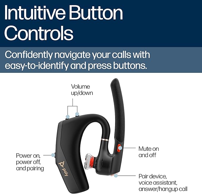 POLY Voyager Legend 50 UC Bluetooth Headset - Image 6