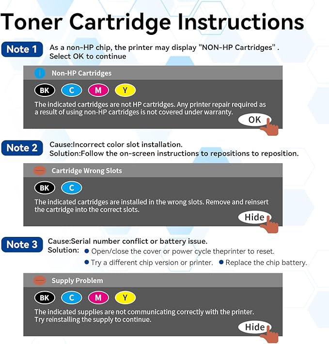 LEMERO 218A Toner Cartridges 4 Pack 218X Compatible Replacement - Image 6