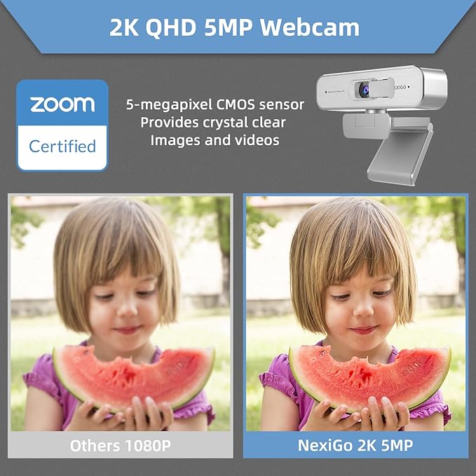 NexiGo N940P 2K Zoomable Webcam - Image 5