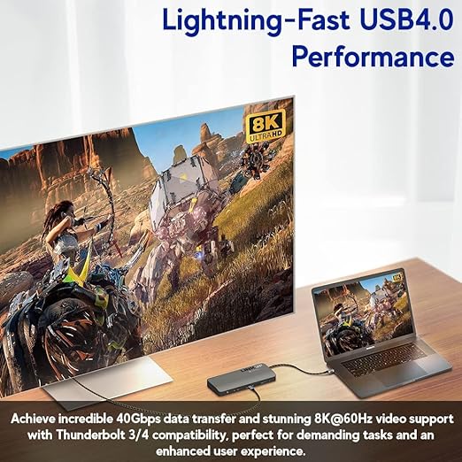 LINKUP USB 4.0 USB C to USB C Cable | Thunderbolt 4/3 Compatible | Type C - Image 5