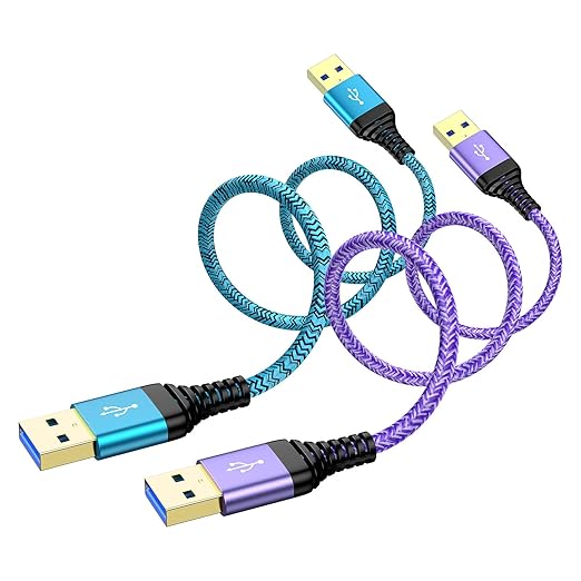 USB to USB Cable 10 FT, Hard Drive Enclosures, Computer PC Cooling Pad/Fan by HomeTravelChargerAccessory