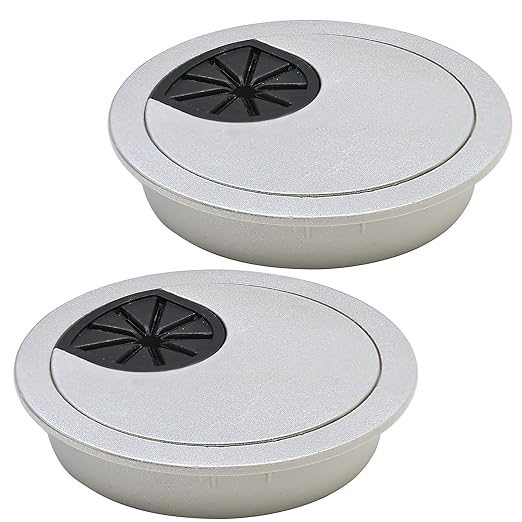 Desk Grommet 3-1/8", Desk Cord Hole Cover, Cable Grommet ABS Plastic, Desk Hole by BOPOREAE